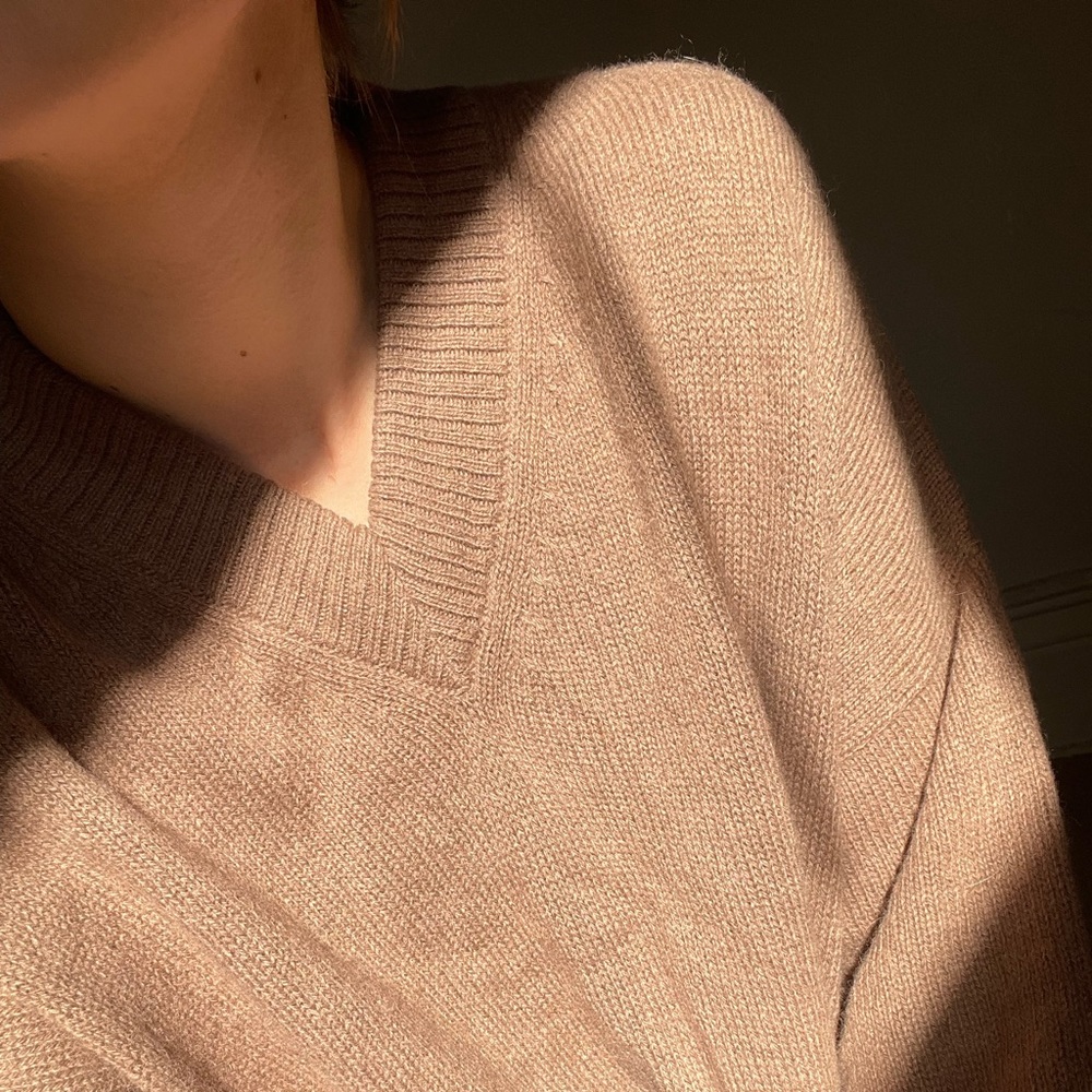 Monica Cordera Baby Alpaca V Neck Dress